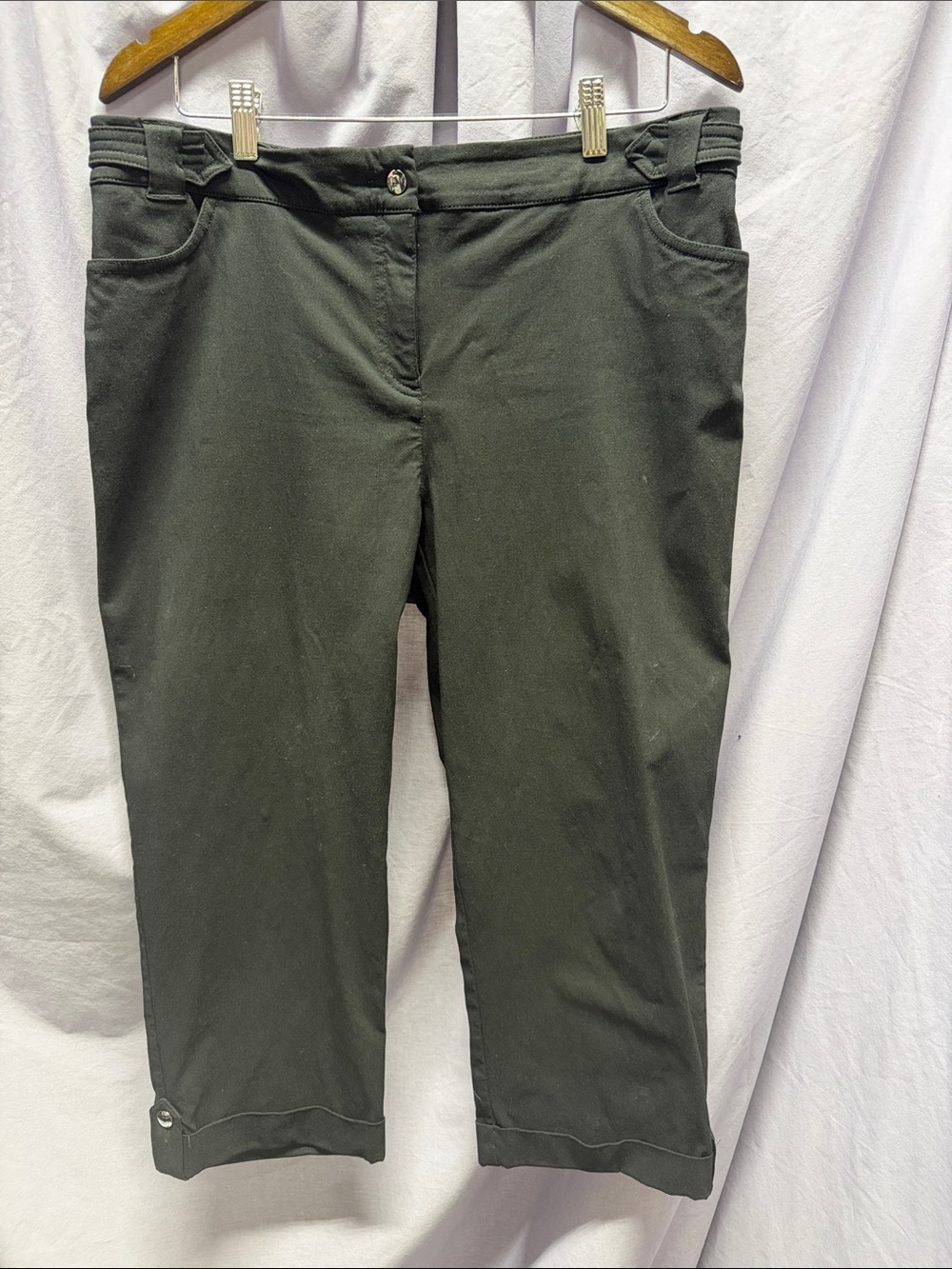 Style & Co. Black Stretch Capri Pants